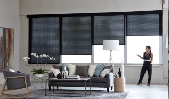 Blackout roller shades
